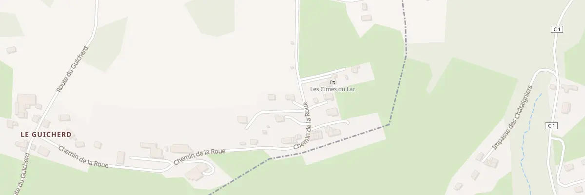 Plan du 563 Chem de la Roue à Dullin