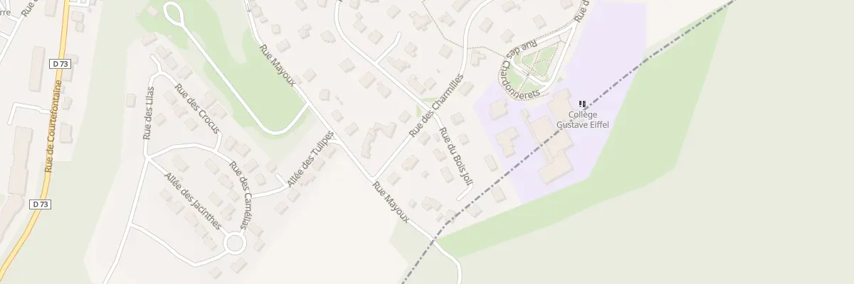 Plan du 15 Rue des Charmilles à Fraisans