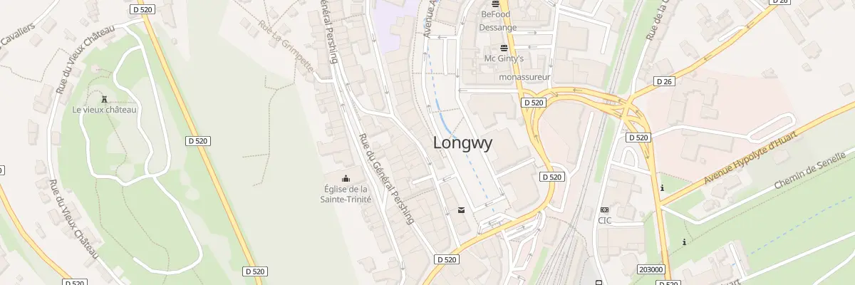 Plan du 14 Rue Carnot à Longwy