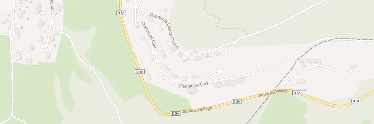 Plan du 220 Che de Champ Clocher à Montchaboud