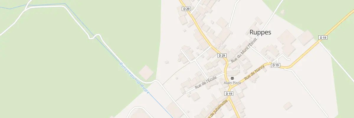 Plan du 85 Le Sauvoy à Ruppes