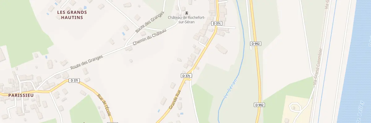 Plan du 260 Grande Rue à Cressin-Rochefort