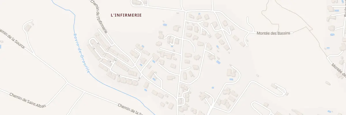 Plan du 9006 Rue des Rochers à Manosque