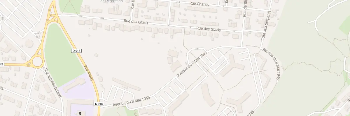 Plan du 86A Av du Huit Mai 1945 à Longwy