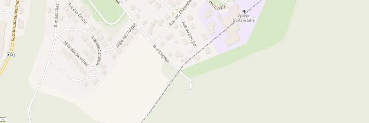 Plan du 11 Rue du Bois Joli à Fraisans