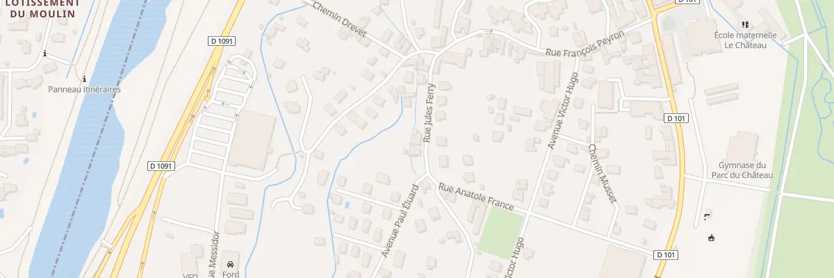 Plan du 110 Rue Jules Ferry à Vizille