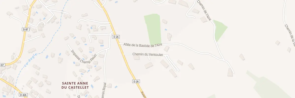 Plan du 1598 Av du Mistral au Castellet