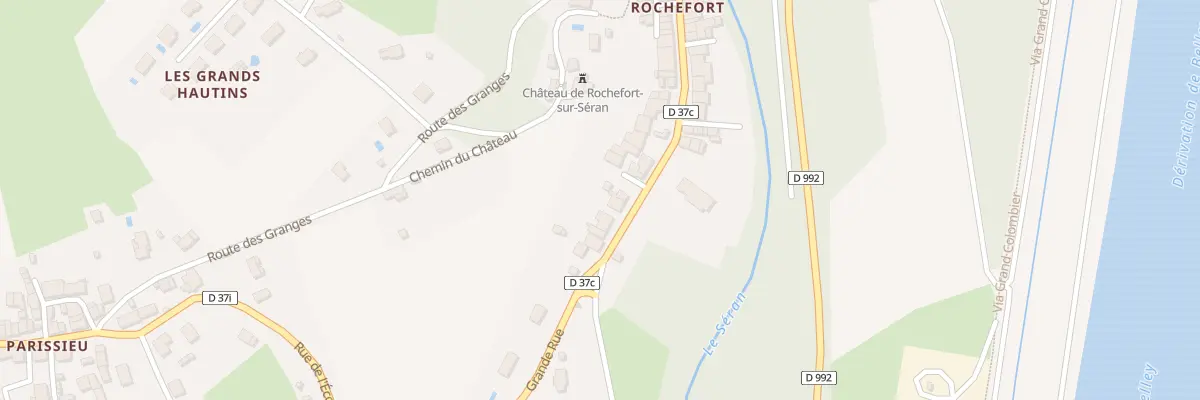 Plan du 220 Grande Rue à Cressin-Rochefort