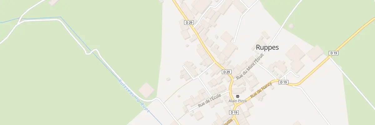 Plan du 94 Le Sauvoy à Ruppes