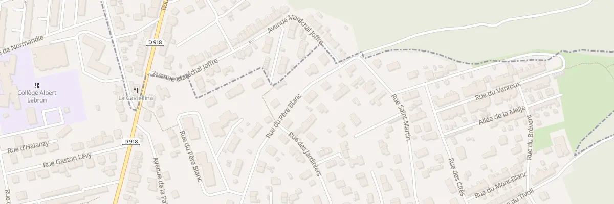 Plan du 40B Rue du Père Blanc à Longwy