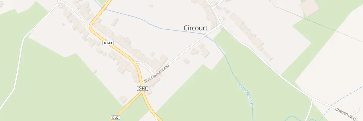Plan du 3B Rue Clémenceau à Xivry-Circourt