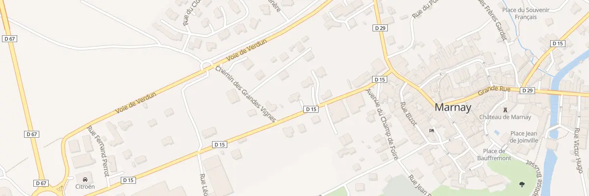Plan du 16 Av de Marnay la Ville à Marnay