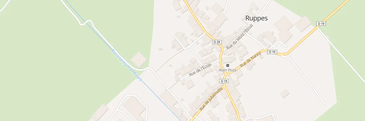 Plan du 84 Rue de l’Ecole à Ruppes