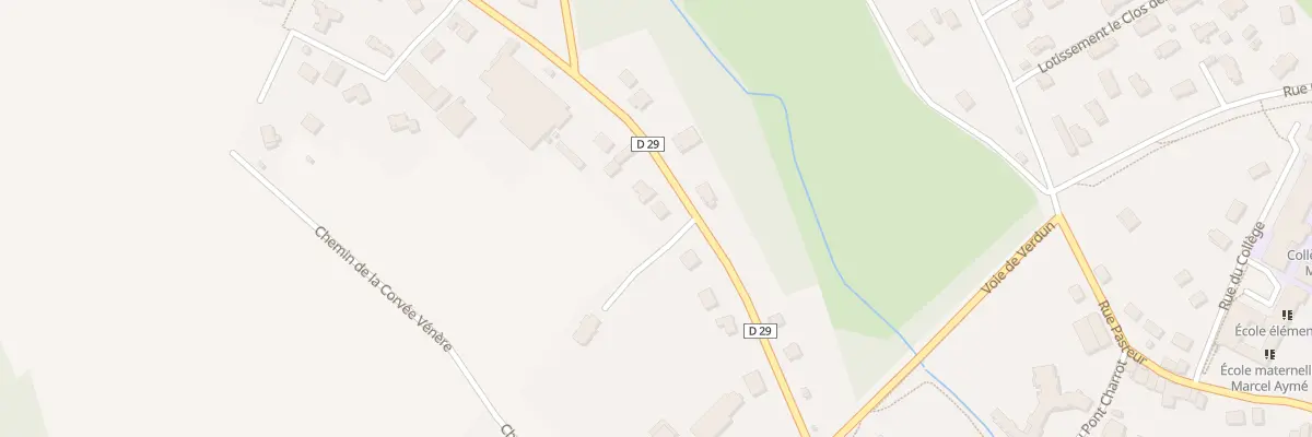 Plan du 9 Rte de Gray à Marnay