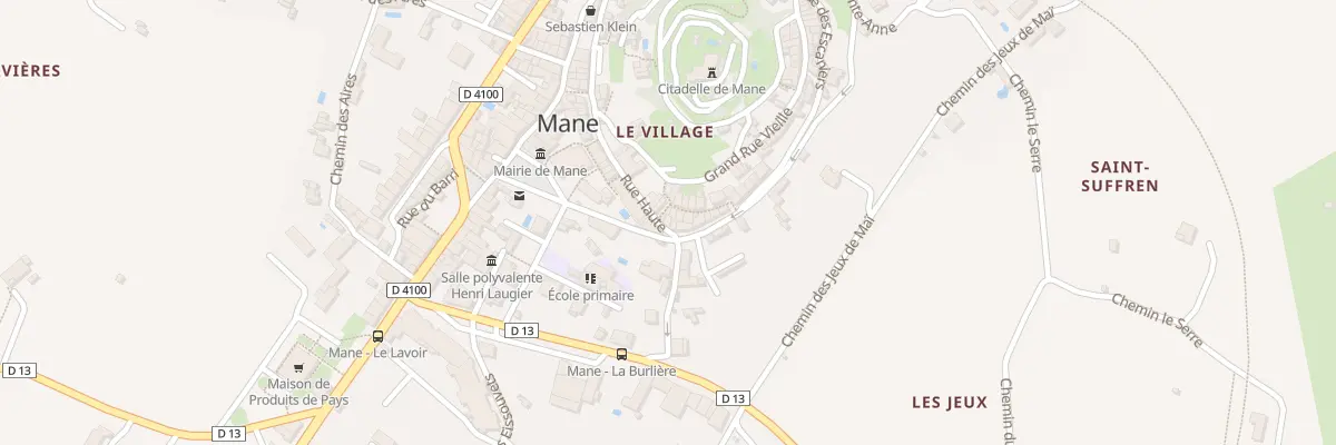 Plan du 5302 Rue Haute à Mane