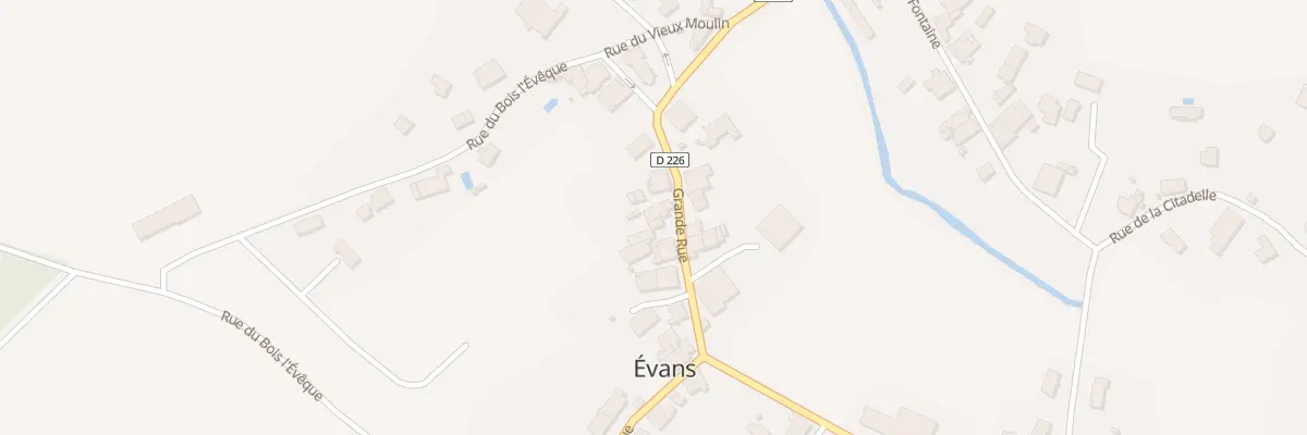 Plan du 41B Grande Rue à Évans
