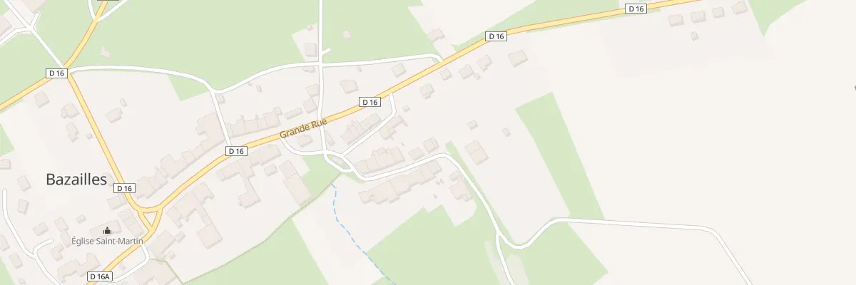Plan du 5 Rue des Tilleuls à Bazailles