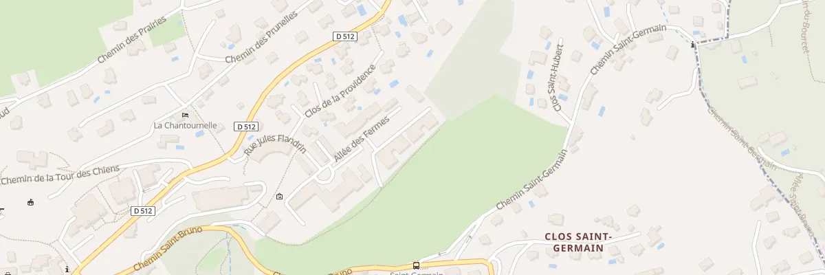 Plan du 5952 La Providence à Corenc