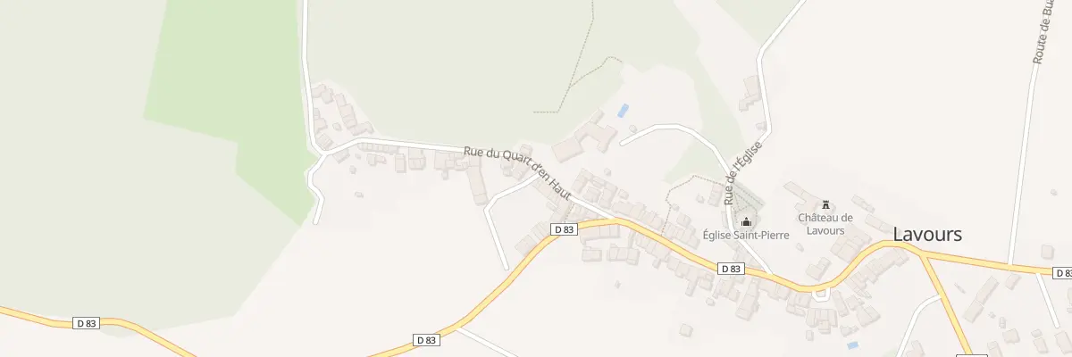 Plan du 5012 Lavours à Lavours