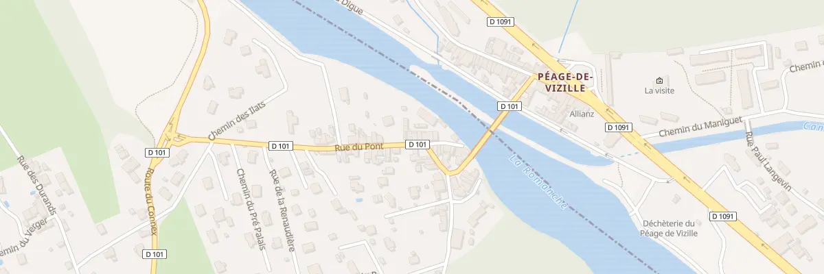 Plan du 293 Rue du Pont à Saint-Pierre-de-Mésage
