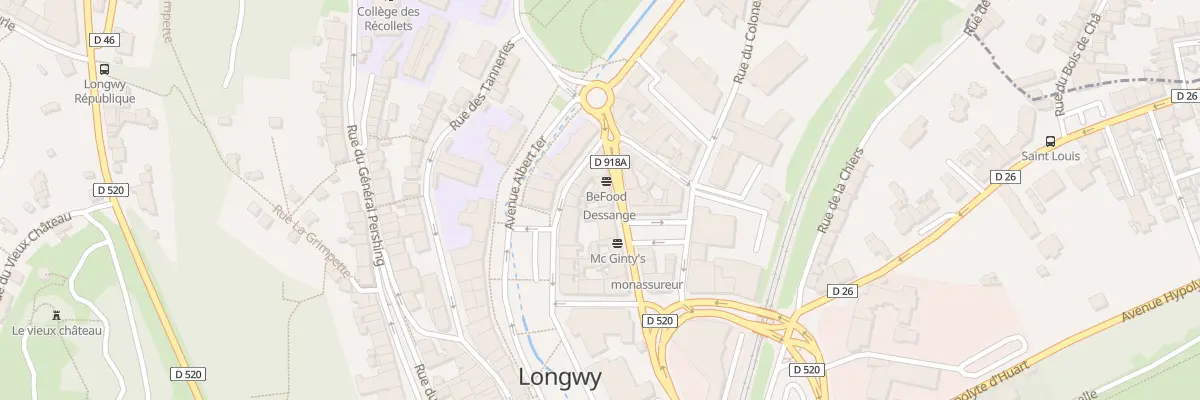 Plan du 7 Av de Saintignon à Longwy