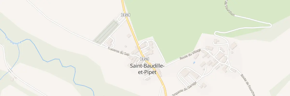 Plan du 1115 Rte de St Pancrasse à Saint-Baudille-et-Pipet