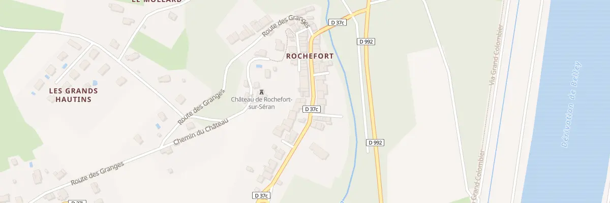 Plan du 116 Grande Rue à Cressin-Rochefort