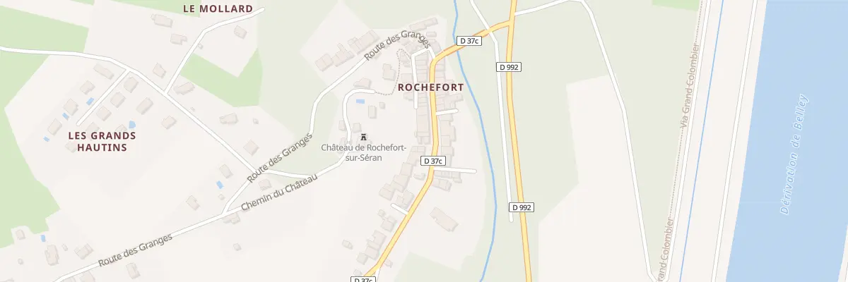 Plan du 110 Grande Rue à Cressin-Rochefort