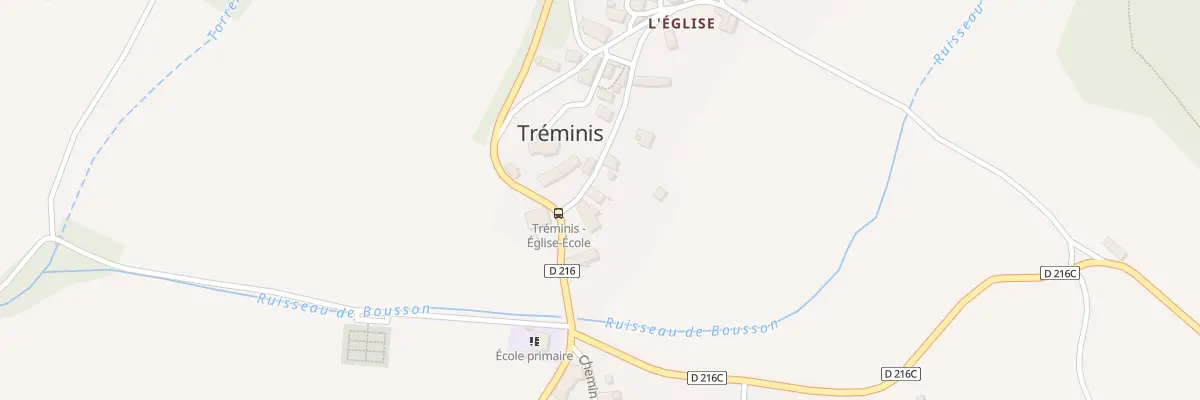 Plan du 5132 L’Eglise à Tréminis