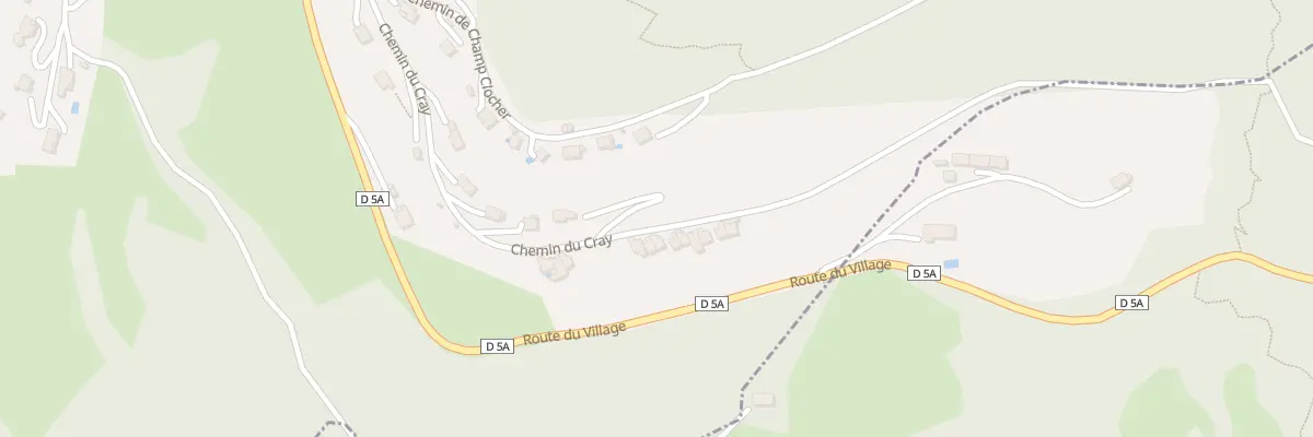 Plan du 5036 Le Cray à Montchaboud