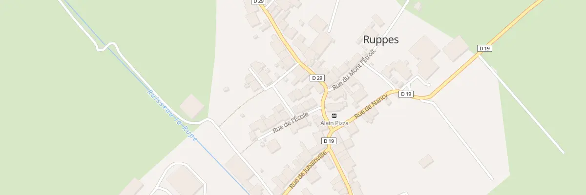 Plan du 28 Rue de l’Ecole à Ruppes