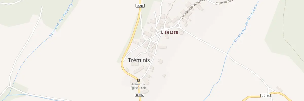 Plan du 5144 L’Eglise à Tréminis