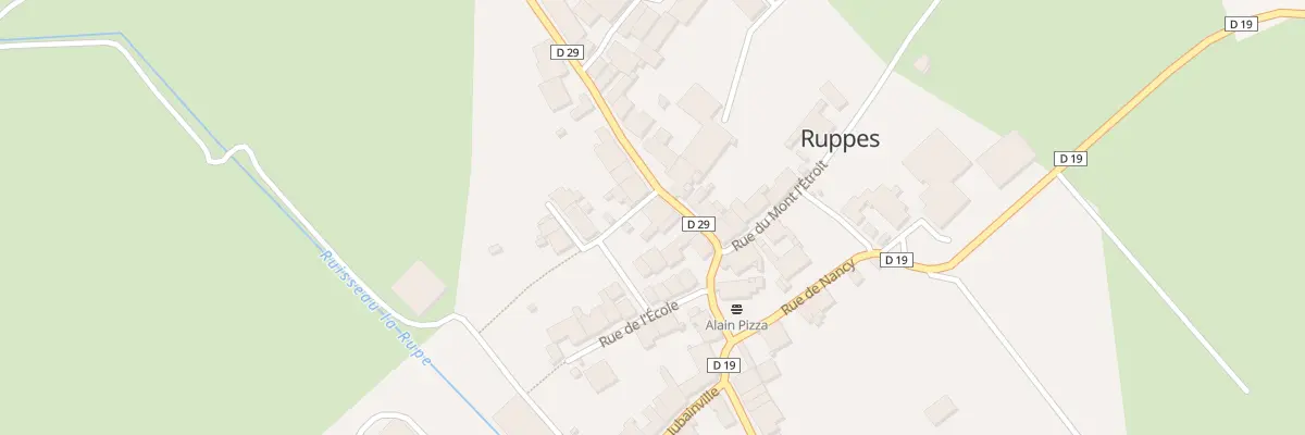Plan du 81 Rue de Clérey à Ruppes