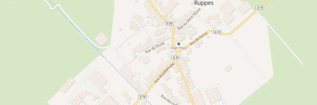 Plan du 55 Rue de l’Ecole à Ruppes