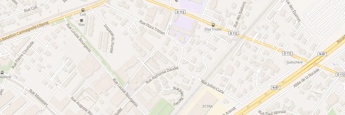 Plan du 14B Rue Joliot Curie à Saint-Martin-d’Hères