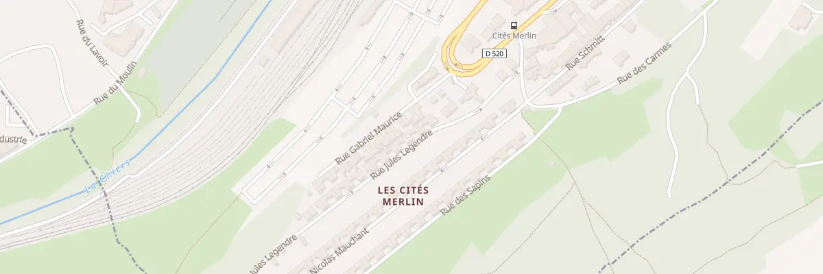 Plan du 26 Rue Jules Legendre à Longwy