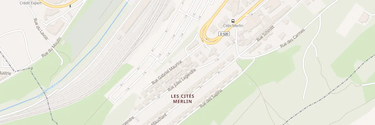 Plan du 11 Rue Gabriel Maurice à Longwy
