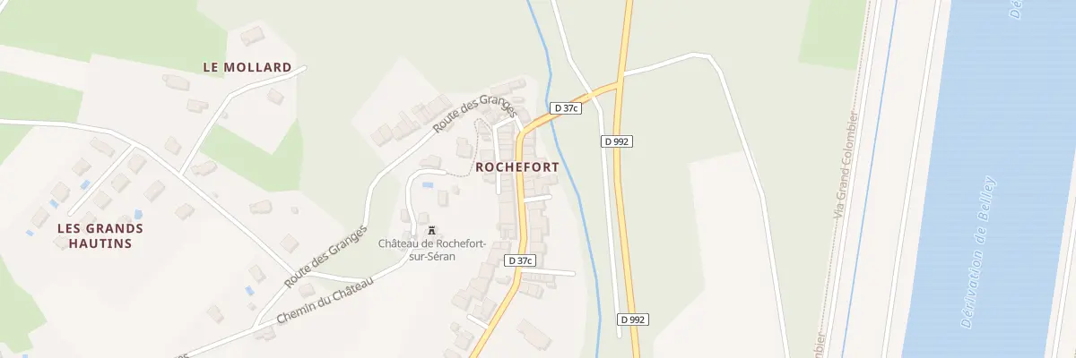 Plan du 53 Grande Rue à Cressin-Rochefort