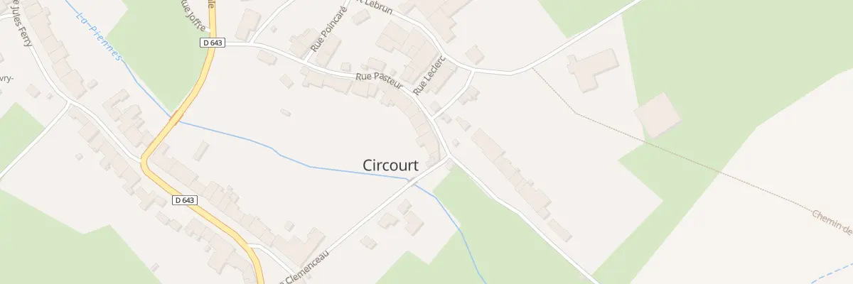 Plan du 17 Rue Pasteur à Xivry-Circourt