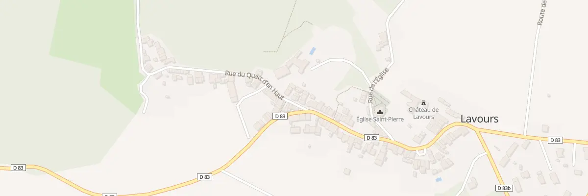 Plan du 5019 Lavours à Lavours