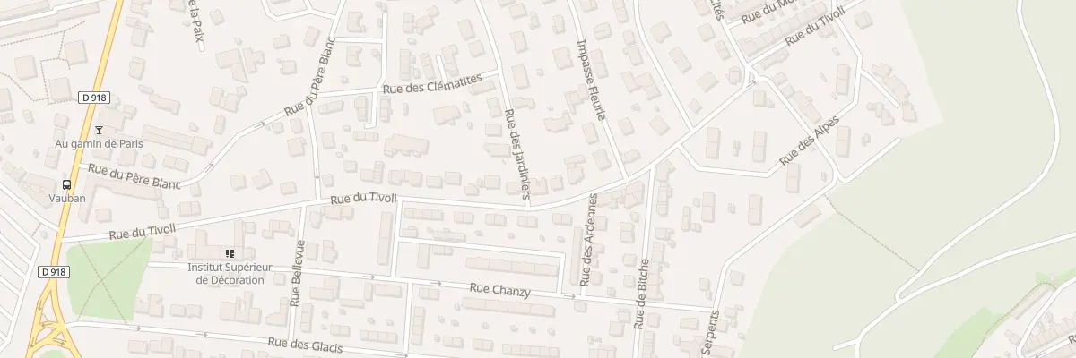 Plan du 29 Rue du Tivoli à Longwy