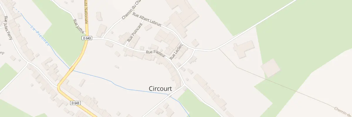 Plan du 1 Rue Leclerc à Xivry-Circourt