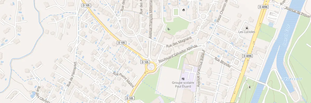 Plan du 7117 Rue des Magnans à Sainte-Tulle