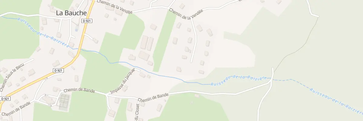 Plan du 136 Che du Lotissement du Jacquet à La Bauche