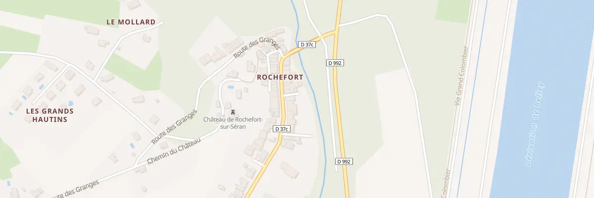 Plan du 10 Imp des Douaniers à Cressin-Rochefort