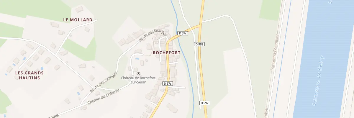 Plan du 21 Imp des Douaniers à Cressin-Rochefort