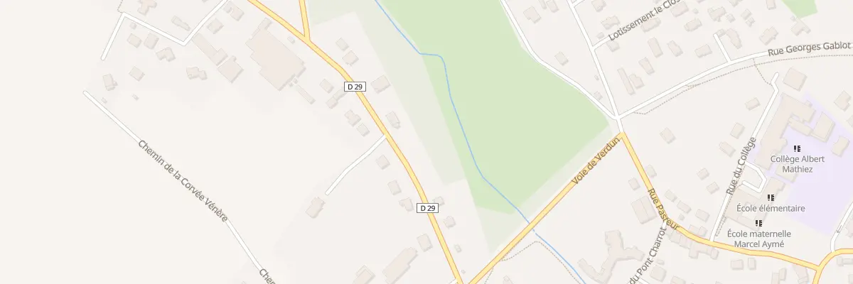 Plan du 4B Rte de Gray à Marnay