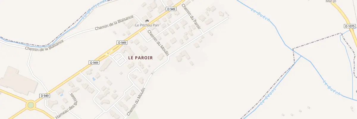 Plan du 5 Che du Moulin à Garde-Colombe