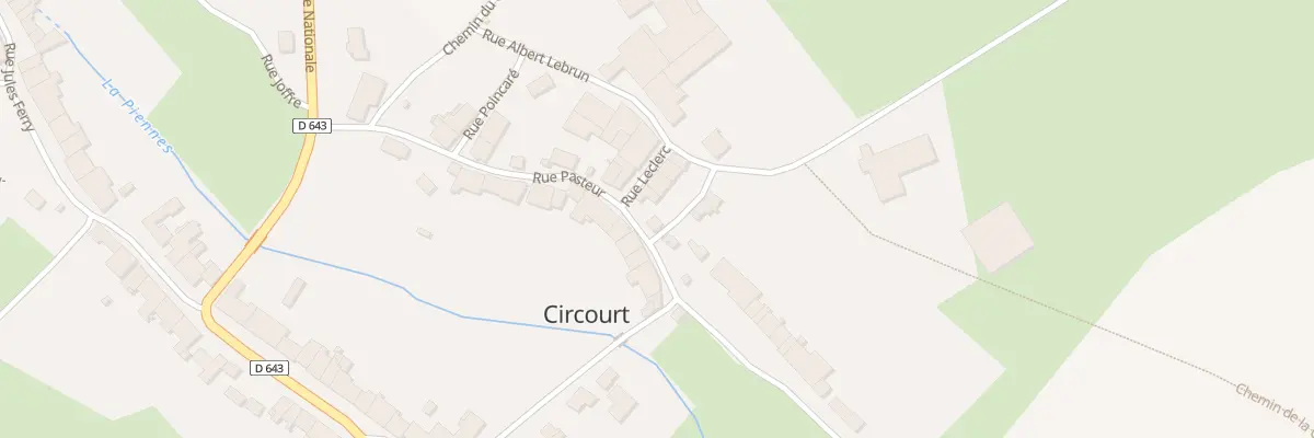 Plan du 12 Rue Pasteur à Xivry-Circourt
