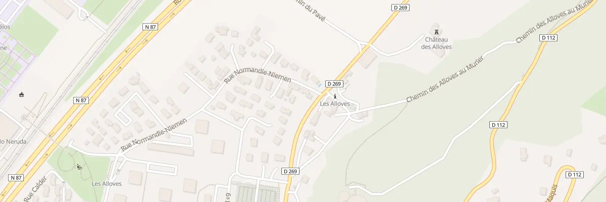 Plan du 40 Rue Normandie Niemen à Saint-Martin-d’Hères